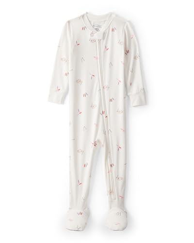 Carter's baby-girls Purelysoft Long-sleeve 2-way Zip Pajamas