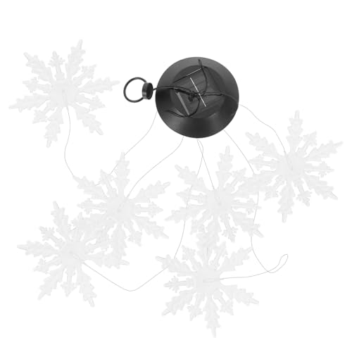 BESTonZON Lámpara Solar para Jardín con Campanillas de Viento LED Luz Colgante Colorida Recargable para Exterior Decoración Duradera Cables
