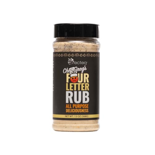 recteq Chef Greg's 4 Letter BBQ Rub | BBQ Rubs & Spices for Smoking and Grilling | Perfect for Just About Everything & Everyone