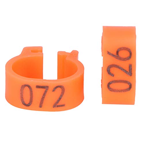 100 stks Vogels Voet Ringen Nummer Identificatie Duiven Been Bands Gevogelte Clip Ring Gevogelte Been Ring Vogel Clip… - Afbeelding 7
