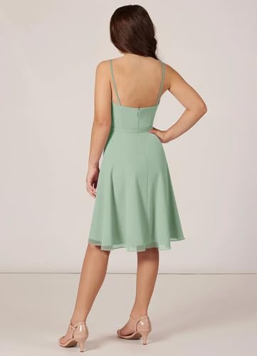 2025 Mini Junior Bridesmaid Flower Girl Chiffon Dresses A-Line Cut with Spaghetti Straps for Weddings2