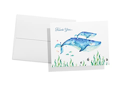 Twigs Baby Shower Thank You Cards - 12 Set - Thick, Blank Greeting Card Assortment With Envelopes - 5.5 X 4.25 In. All Occasion Stationery Paper - Made In Usa #TOP7