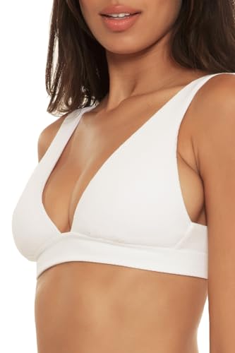 BECCA Women's Pucker Up Halter Bikini Top, Adjustable, Tie Back, Swimwear Separates2