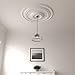 Ekena Millwork CM40CL Small Classic Ceiling Medallion, 40 1/4