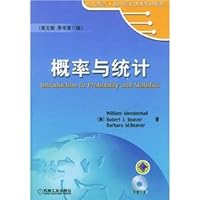 Era education Outstanding Foreign Universities Textbooks: Probability and Statistics (English) (11) of the original book (with CD-ROM) 7111156951 Book Cover