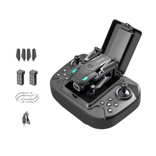 Hxhsgmeh Mini Dron S128 con Cámara 4K HD, 360 Grados, Fija, Plegable, Profesional, Cuadricóptero, Helicóptero, Juguetes