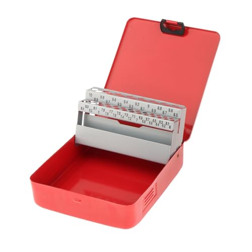Organizador Dispensador de Brocas, Estuche Vacío para Índice de Brocas, Metal, Accesorio Profesional para Taller- 41 Ranuras