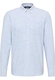 Col boutonné MUSTANG Style Rawlins Chemise à Bouton Bas, Faded Denim 5124, L Hommes