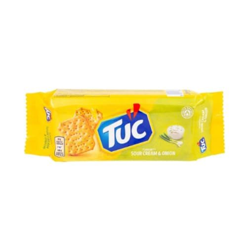 Tuc Biscuit Cracker Light Crunchy Oven Baked Biscuits Cracker 100g | FabFinds Mug (24 Pack, Sour Cream & Onion)
