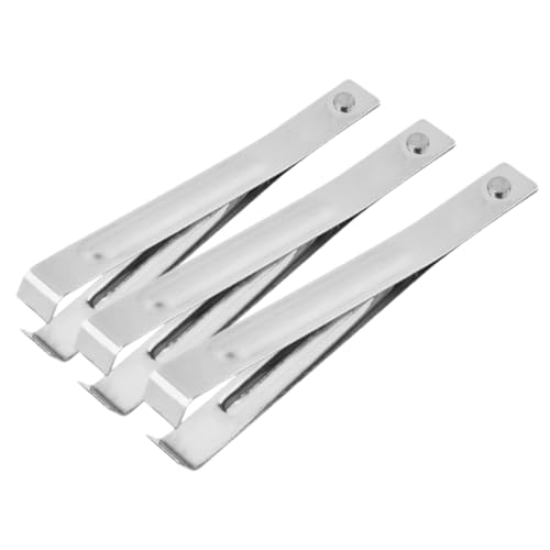 PRETYZOOM Garlic Tweezer Garlic Peeler Stainless Steel Reusable for Boys and Girls