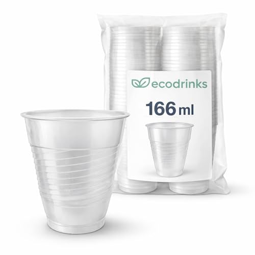 VERSATILITÀ DAL CAFFÈ ALL'ACQUA: Perfetti come bicchieri acqua per sale d'attesa e uffici, la loro capacità di 166ml è il giusto compromesso per ogni tipo di utilizzo. Sono robusti abbastanza da gestire liquidi bollenti senza deformarsi e comodi per servire bevande fresche in qualsiasi contesto, dalla pausa lavoro all'evento aziendale.