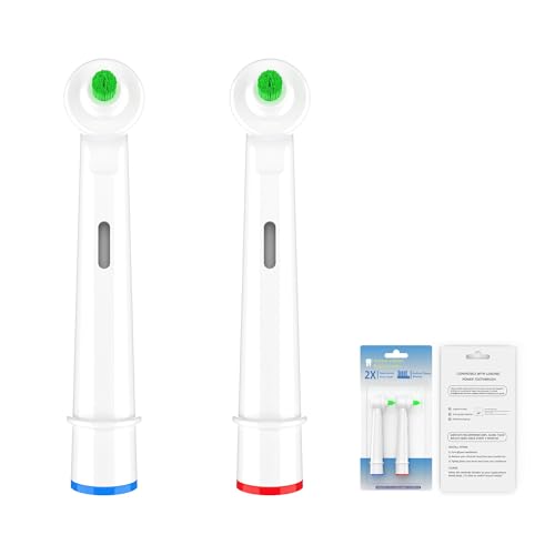 2 Stück Interdentalbürsten für Oral-B, Aufsteckbürsten Zahnspange, Zahnbürstenköpfe Kompatibel mit Braun Oral-B, für Zahnzwischenräumen, Brücken und Implantaten