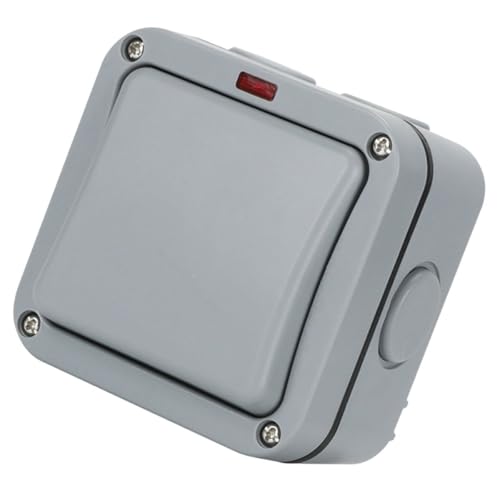Interrupteur mural étanche IP65 pour stopper l'humidité extérieure