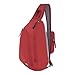 Eddie Bauer Ripstop Sling Bag | Travel | Everday Carry | Lightweight | Ripstop Nylon | Adjustable | 8L - Dark Ruby