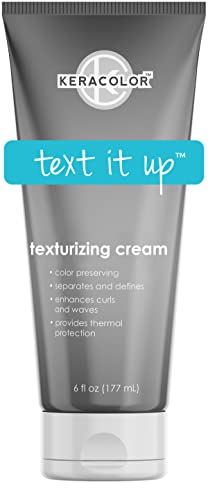 Keracolor Texturizing Cream for Curly Hair, Color Preserving, Enhances Curls