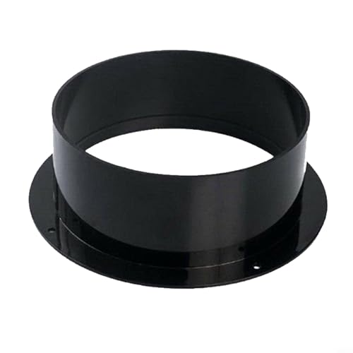 Reborde del tubo del ABS del diámetro de 100m m, conector liso de la ventilación de la circulación de aire para la calefacción y la refrigeración caseras