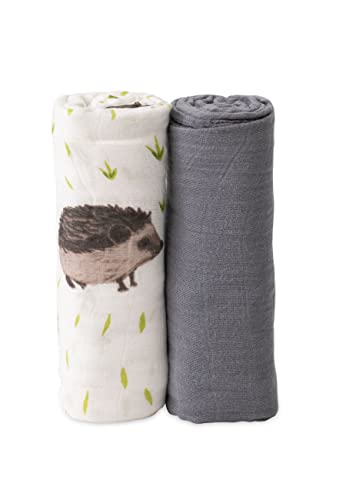 Image of Little Unicorn Deluxe Muslin Swaddle Blanket | Rayon Made from Bamboo | 47" x 47" | Unisex