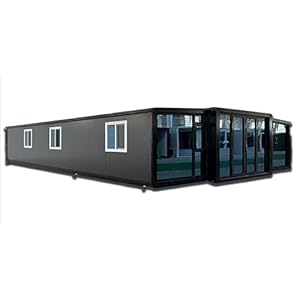 Expandable 40FT Prefab Tiny House with Bedrooms, Fully Equipped Bathroom and Kitchen – Mini House: Portable Mini Home for Adults
