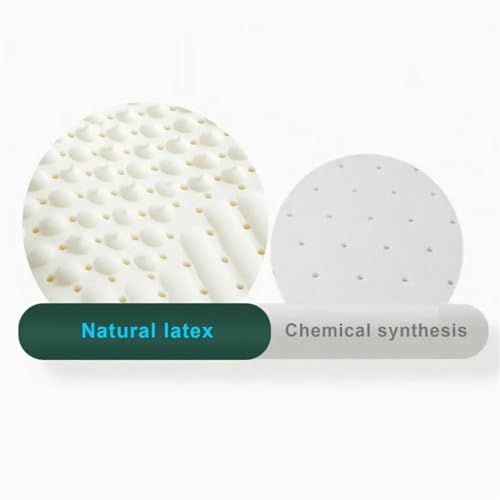 Almohada de látex tamaño completo con espuma viscoelástica miniatura 3