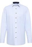 eterna Langarm Hemd Comfort FIT Twill gestreift, Hellblau/Weiss, W43 Langarm - 3