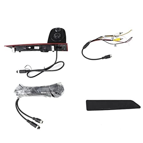 Caméra de recul Ford Transit Custom 2012-2015 avec double objectif pour feu stop