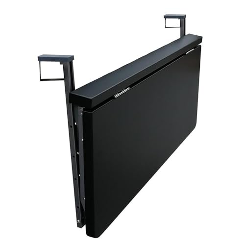 Table de balcon pliante murale 80x39 pour savourer un café en terrasse