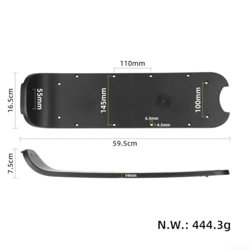 Cubierta de marco para Xiaomi 6 Lite carcasa de repuesto negra ligera de plástico protector 3