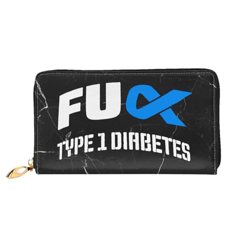 Fuck Type 1 Diabetes Awareness Wallet Card Bag2