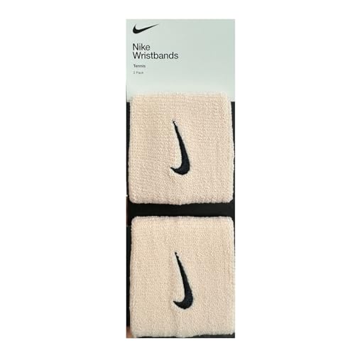 Image of NIKE Premier Swoosh Singlewide Wristbands -Soft, Moisture-Wicking (1 Pair, 2.5 inch Wide)