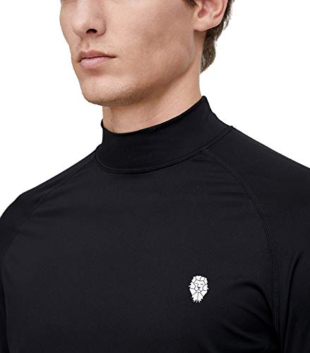 Boys Long Sleeve Thermals Youth Compression Shirts Base Layer Cold Gear Black S - Thumbnail 4