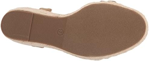 Anne Klein Women's Marina Wedge Sandal, Beige, 11 | Image 3