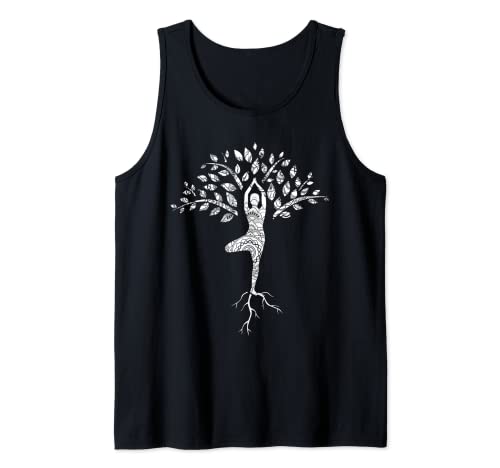 Yoga Pose Arbre de Vie Mandala Débardeur Cover
