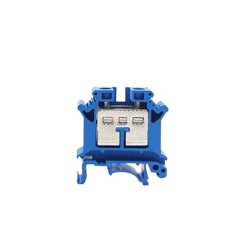 Bloque de terminales de riel DIN UK-25 azul, conector de cable atornillable de 25 mm² (10 uds)