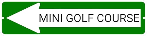 Work House Signs Mini Golf Course Directional Sign – 24