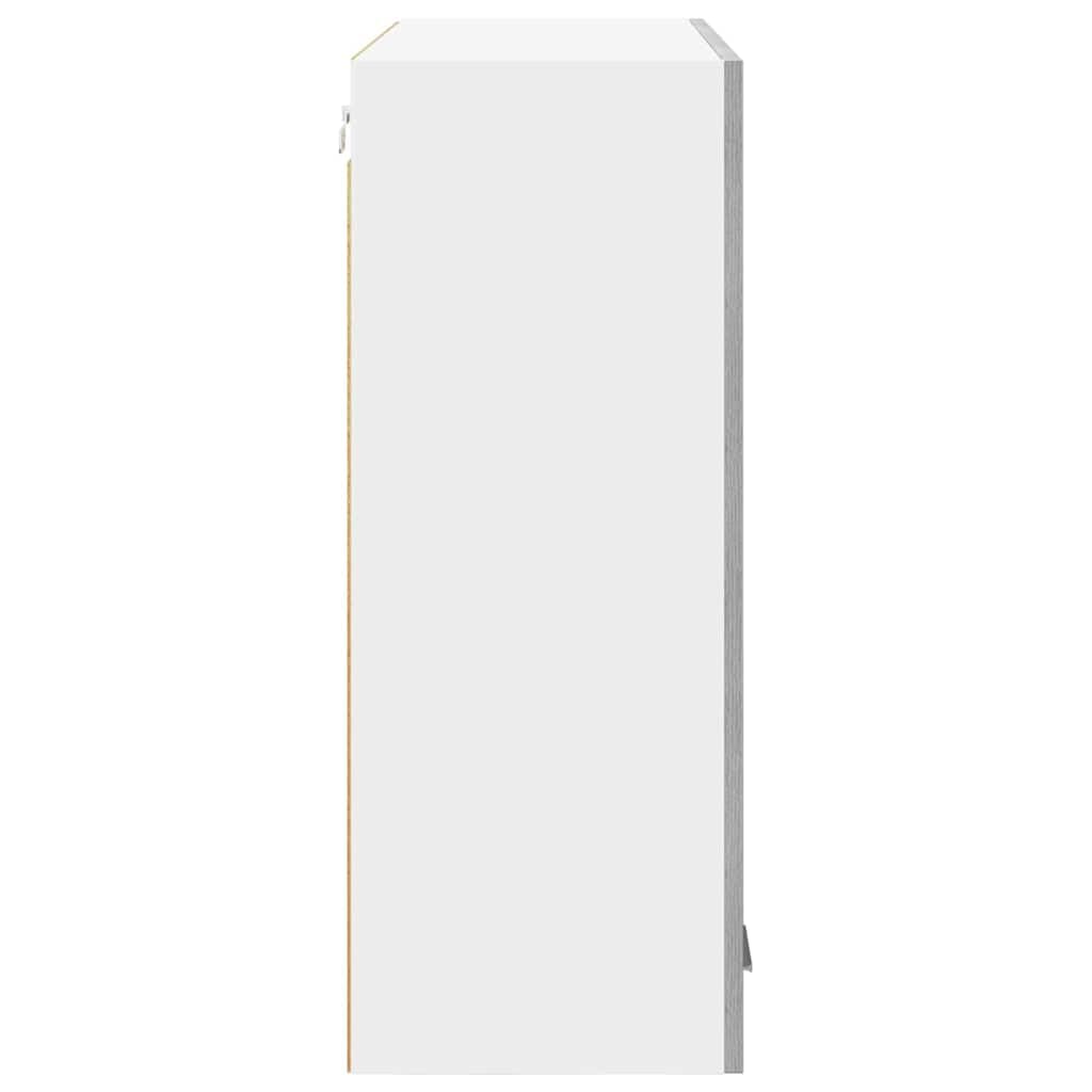vidaXL Mueble Colgante con Almacenamiento Gris Sonoma 80 x 31 x 80 cm, Armario de Cocina Moderno, diseño Rectangular, Gran Espacio, Materiales Resistentes, Estilo contemporáneo, soluciones de hogar