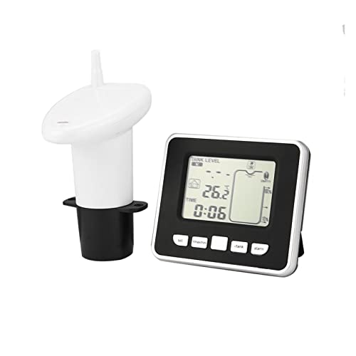 Capteur de niveau liquide ultrasons réservoir d'eau indicateur profondeur sans fil écran LED