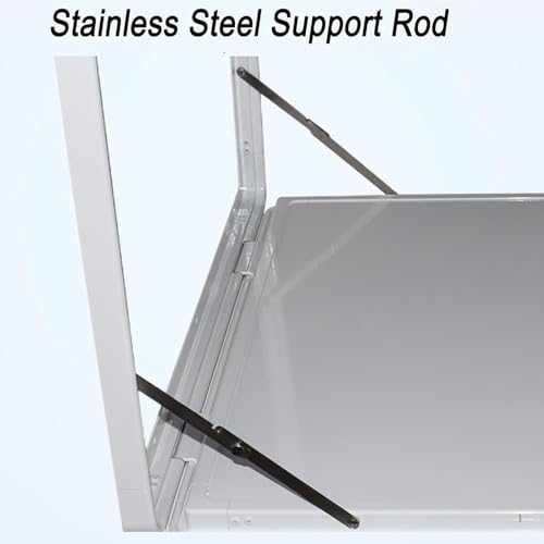 Escritorio compacto abatible de pared y mesa plegable para autocaravanas 4