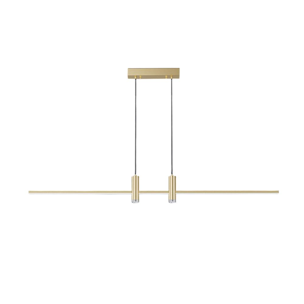 LYMSXAZOU Linear Pendant Light - Modern Dimming Chandelier for Dining Room, Kitchen Island, and Pool Table