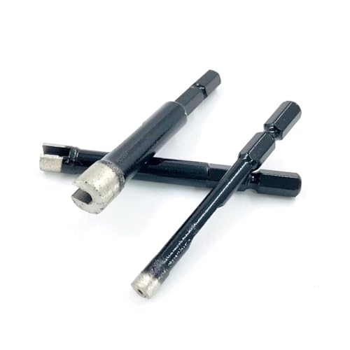 Broca de diamante hexagonal para mármol, granito, cerámica y vidrio, tamaños 6 mm, 8 mm, 10 mm, 12 mm, 14 mm y 16 mm (6 piezas) miniatura 6