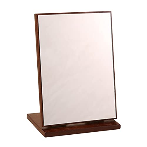 Espejo de maquillaje Zerodeko de madera plegable para tocador