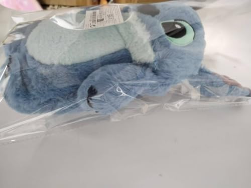 Fluffy Wärmflasche, Sti-tch Wärmflasche, Wärmf-lasche Kuscheltier, Cartoon Heißwasserflasche für Kinder, Hot Water Bag, Herausnehmbarer Innenbehälter, Handwärmer für Kinder & Erwachsene (Blau)