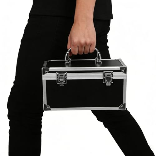 Boîte rangement outil aluminium rigide mallette portable - 6