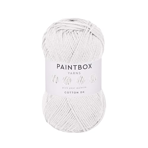 Paintbox Yarns 100% Cotton DK Yarn 1.76oz 50g 137yds 125m | Paper White Wool For Crochet Knitting - Soft Lightweight Double Knit Yarn For Clothes product thumbnail 11