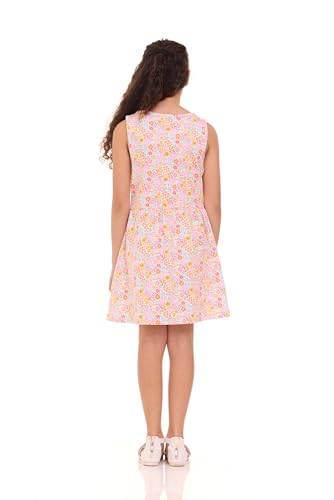 Image of Pink Angel 3-Pack Girls' Dresses, Kids Casual Fit and Flare Sleeveless Summer Dress & School Outfit, 100% Cotton