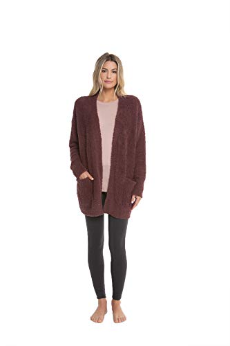 Barefoot Dreams CozyChic So-Cal Cardi Rosewood SM/MD (US 2-10)