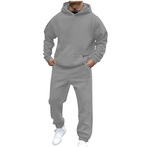 Men's Jogger Set 2 Piece Lounge Sweatshirt Sets Outfits Matching Sweatsuits Two Piece