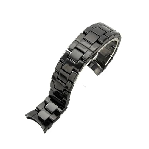 Bracelet montre noir céramique homme pour Armani AR1451 AR1452