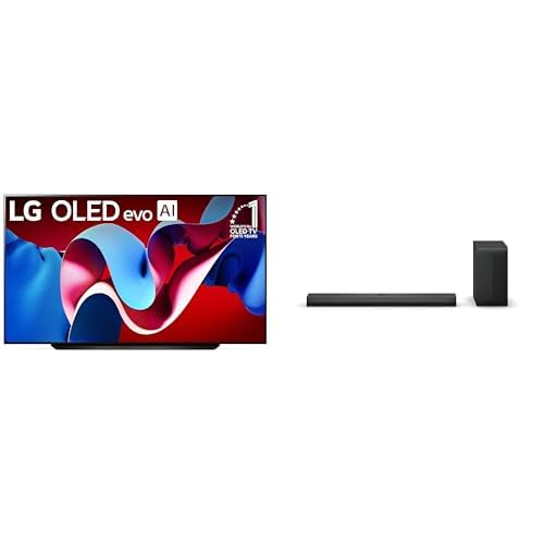 Image of LG 83 inch OLED evo C4 Series 4K AI Processor Smart TV Bundle with 3.1.1 Channel QNED Matching Soundbar with Dolby Atmos (2024 New Models)