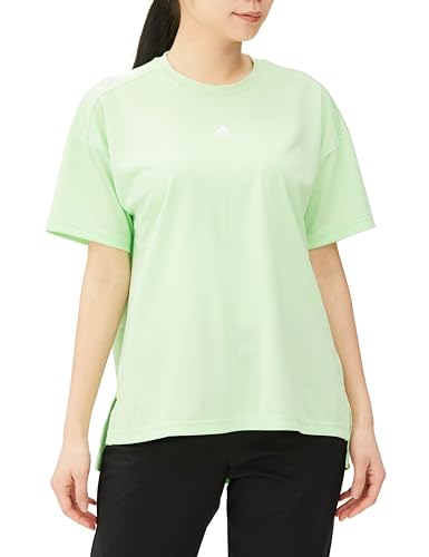 adidas 半袖 Tシャツシーズナル スポーツウェア ルーズフィット ピケ テロ 半袖Tシャツ JSY12レディース