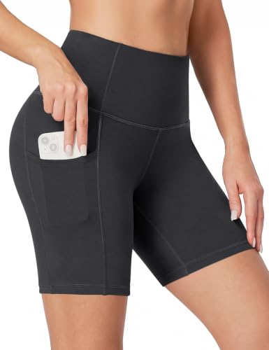Image of Heathyoga Yoga Pants with Pockets Extra Soft Leggings with Pockets for Women Non See-Through High Waist Workout Leggings